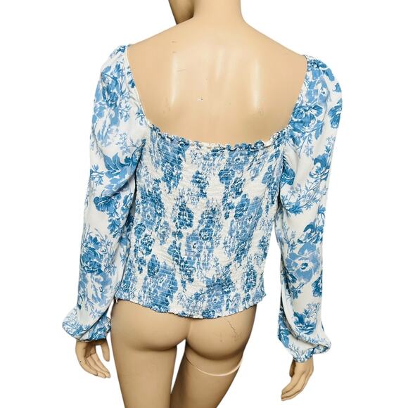 Reformation Reign Top Olympia Size 14 Made in USA Viscose/Rayon Blend - Picture 6 of 7